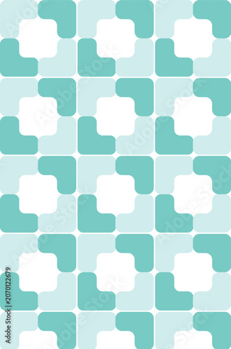 Brick blocked blue square colorful pattern tile geometric background