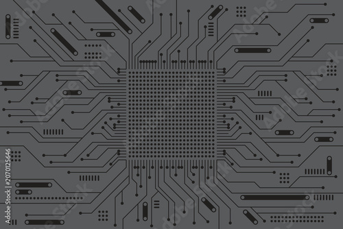 Circuit Board Processor Chip Background