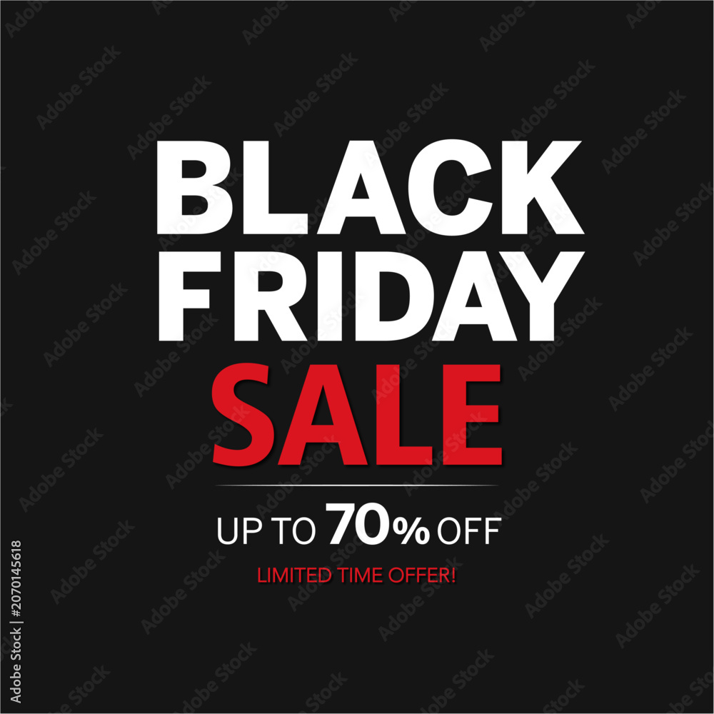 Fototapeta premium Sale Banner, Black Friday Sale, Discount Offer, Sale Price Sign