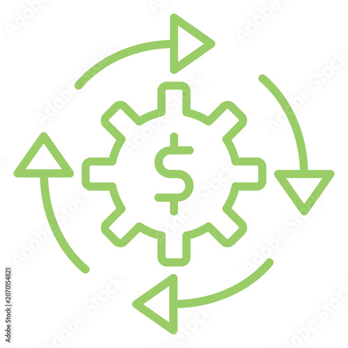 Bild auf Leinwand Product Resale Icon Style