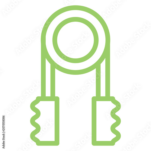 Tableau sur toile Hand Gripper Icon Style