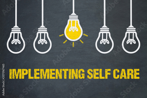 Foto implementing self care