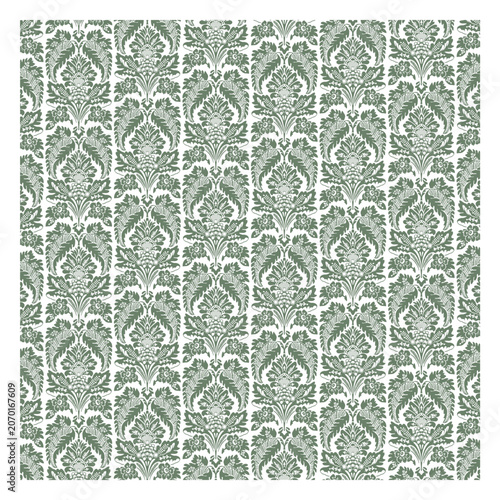 Classic and stylish green tapestry