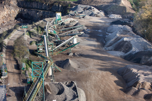 Basalt mine in Lubieniu