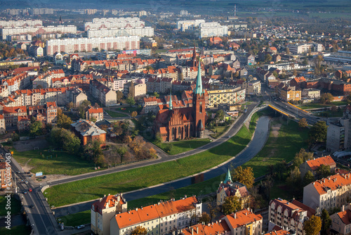Fotografie Legnica aerial view