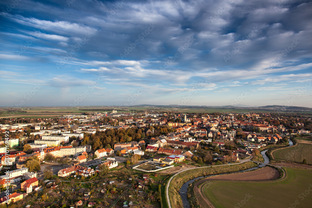 Obraz premium Jawor aerial view