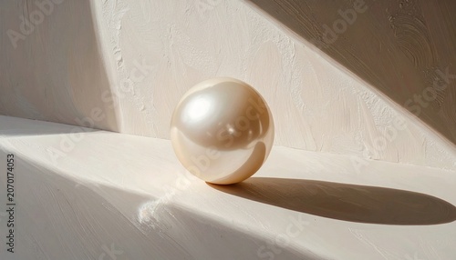 Shiny Pearl on Textured Base.