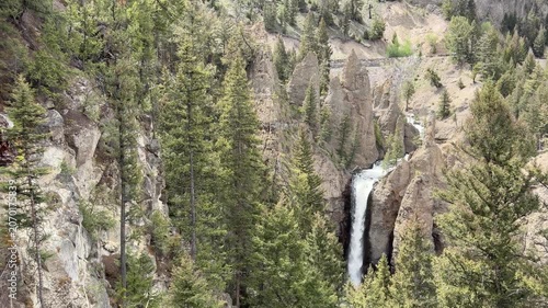 Tower Fall Overlook in Yellowstone