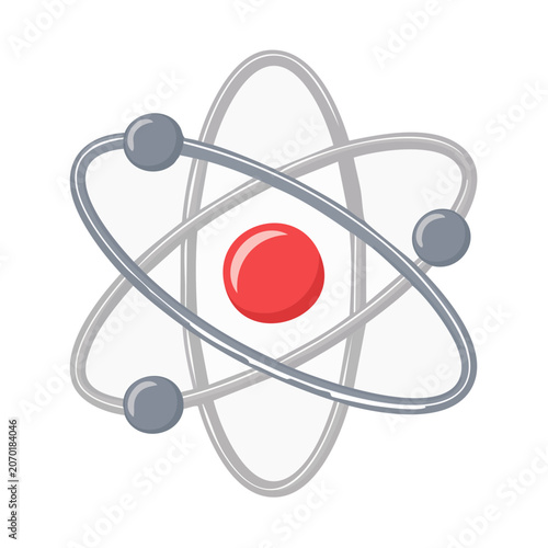 Atomic Structure Vector Illustration