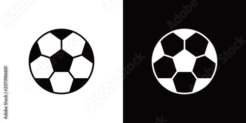 Fotografie サッカーのアイコン サッカーボール フットサル
