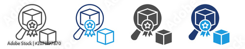 Tablou pe pânză distinction icon set multiple style