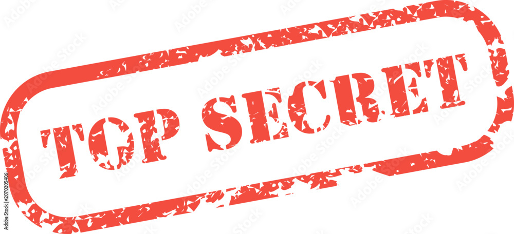 Fotografie Top Secret Stamp