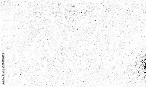 Subtle Halftone Grunge Overlay Texture Vector, Distressed Urban Background, Black Isolated on White