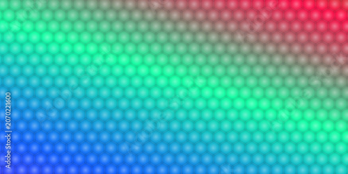 Vibrant gradient with subtle noise texture and pixelation effect