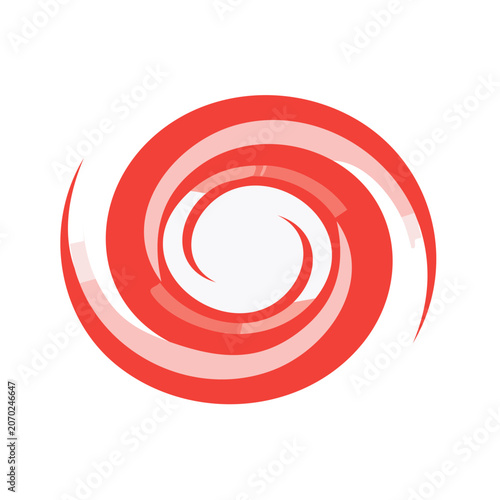 Red and pink spiral vector design