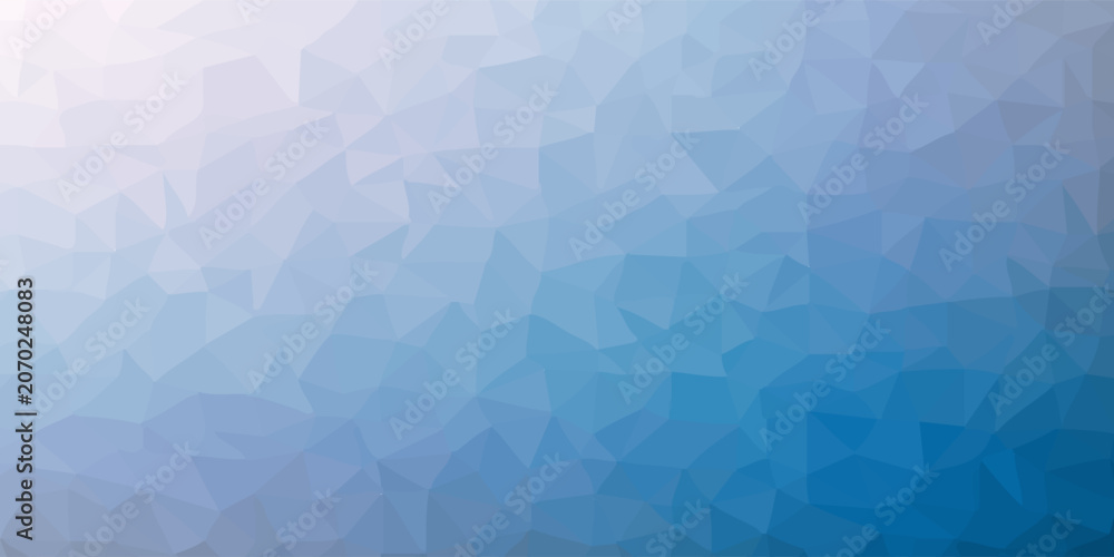 Obraz premium Cahaya merah muda, latar belakang mosaik abstrak biru. Ilustrasi abstrak geometris modern dengan gradien. Tekstur baru untuk desain Anda.