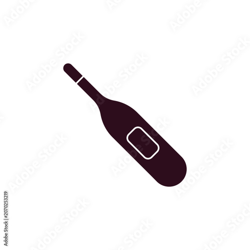 Medical thermometer icon