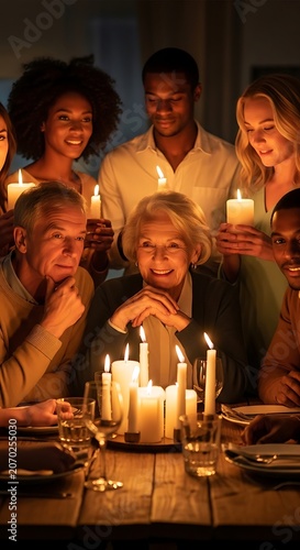 Group Birthday Celebration with Candlelit Dinner.