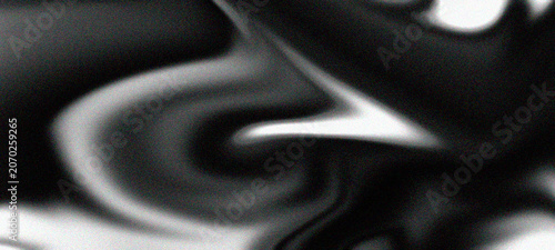Photos Close up of abstract dark grainy texture with fluid light swirls forming a dynam