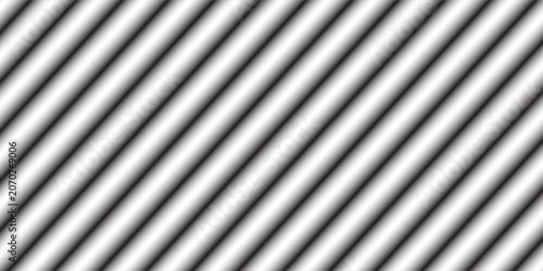 Diagonal Black And White Striped Abstract Background With Soft Gradient Optical Illusion Effect