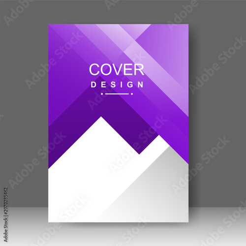 Design cover book modern technology style. Annual report. Brochure template, catalog. Simple Flyer promotion. magazine. Vector illustration