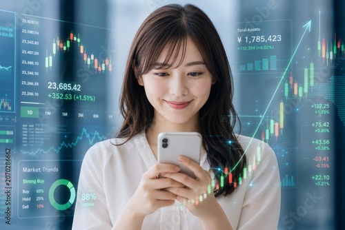 株式投資　スマートフォン　日本人