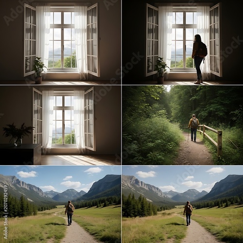 Windows and Wilderness Journey Through Scenic Trails.