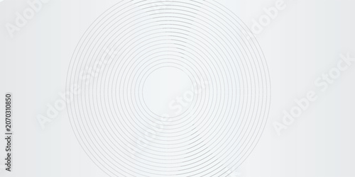 White geometric abstract background overlap layer on bright space with lines effect decoration. Modern graphic design element circles style concept for banner, modern vector arts