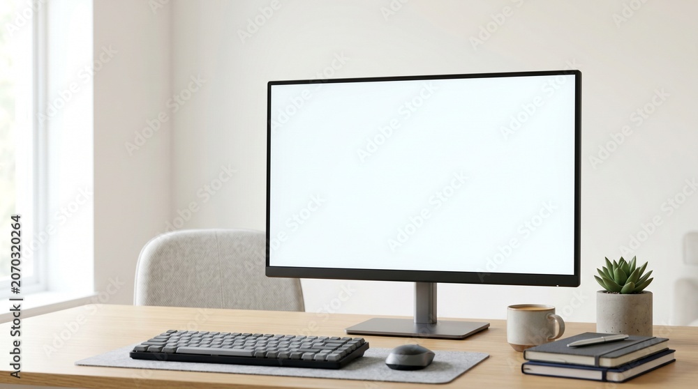 Fototapeta premium Modern Home Office Workspace