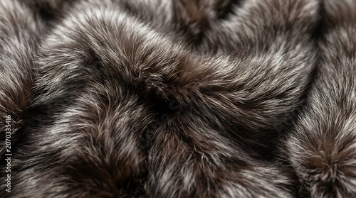 Luxuriously Soft Fur Textures Gleaming Under Light