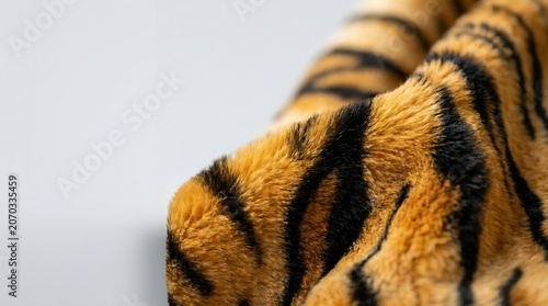 Vivid Tiger Fur Texture Captured With Soft Lighting