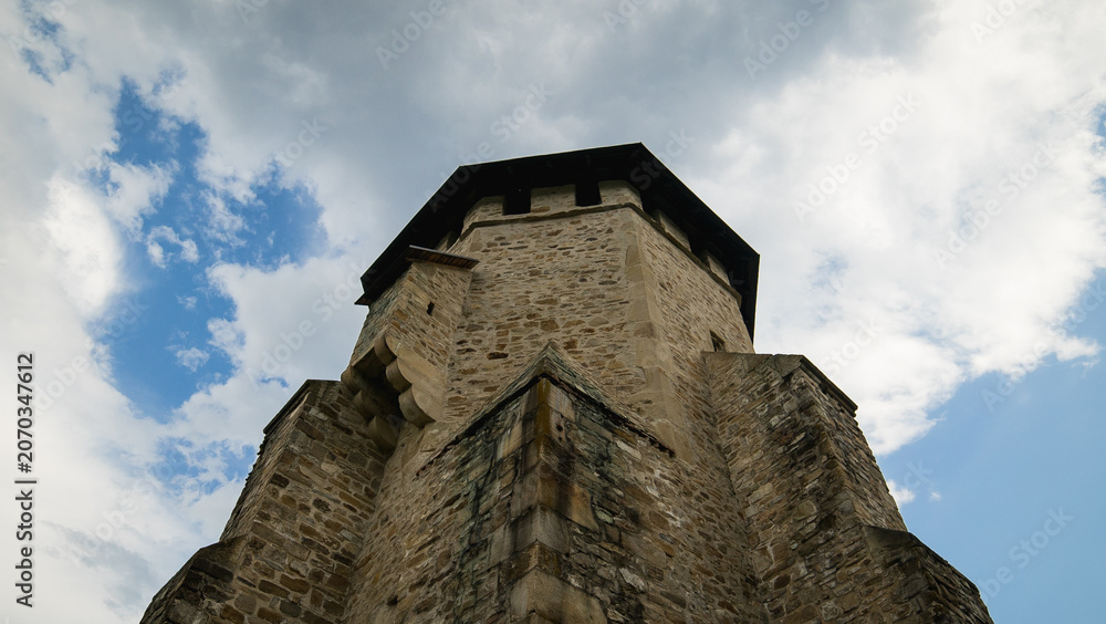 Fototapeta premium Medieval Stone Fortress Tower