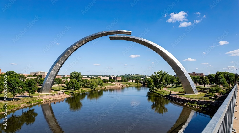 Fototapeta premium bridge over the river