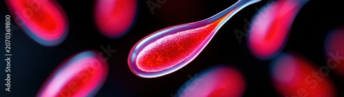 Exploring synthetic biology cells under advanced microscope laboratory scientific imaging dark field microscopic detail