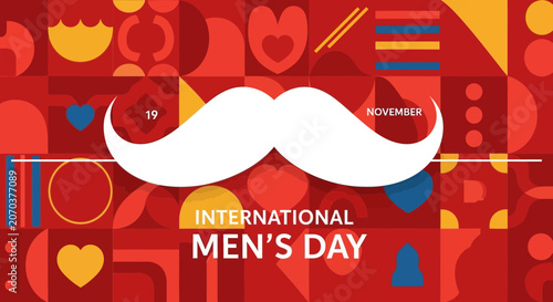 International mens day graphic design