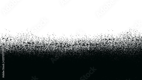 Abstract black ink splatter grunge texture background