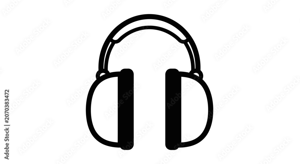 Fototapeta premium Overhead Headphones for Music and Entertainment
