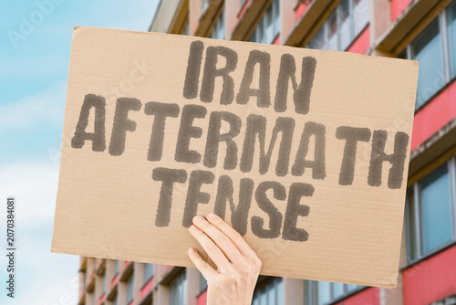 Obraz na plátně "Iran aftermath tense" Post-ceasefire period remains strained