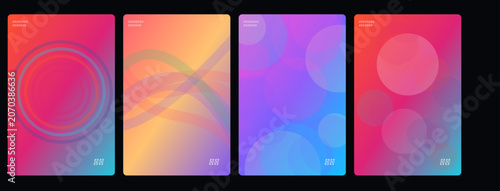 Gradient background, abstract mobile wallpapers, colorful phone backgrounds, vibrant screen designs
