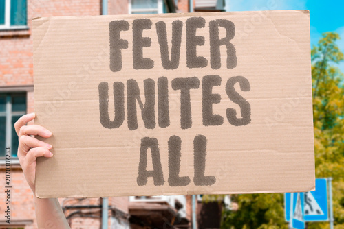 Fotografie "Fever unites all" Passion for football brings people together