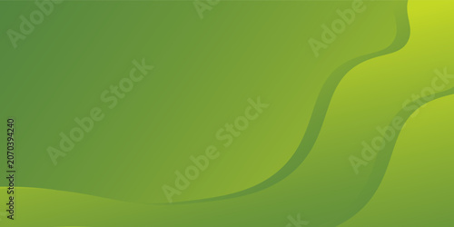 Serene green gradient abstract background. Nature inspired flowing designs. Calming eco friendly backdrop with gentle curves. Tranquil green layered scene with smooth highlights and flowing shapes