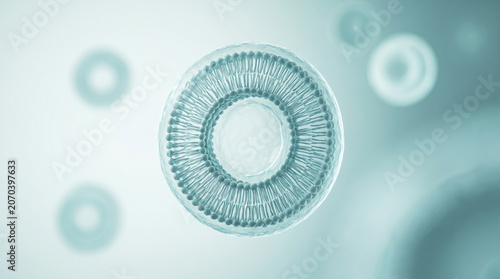 Medicinal Liposome Sphere in Aseptic Liquid Transport Idea