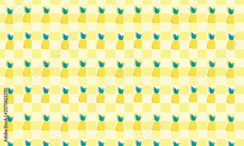 abstract background with colorful stripes and pineapple 