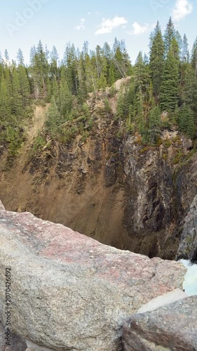 Yellowstone Upper Falls overlook