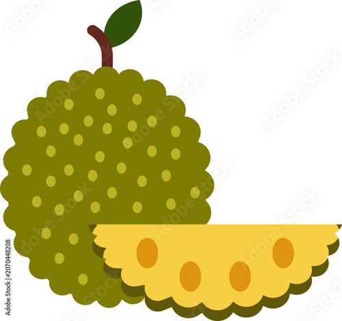 fruits icons in line design