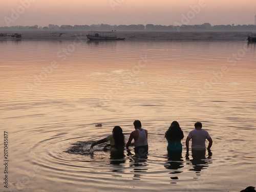family at varanasi
