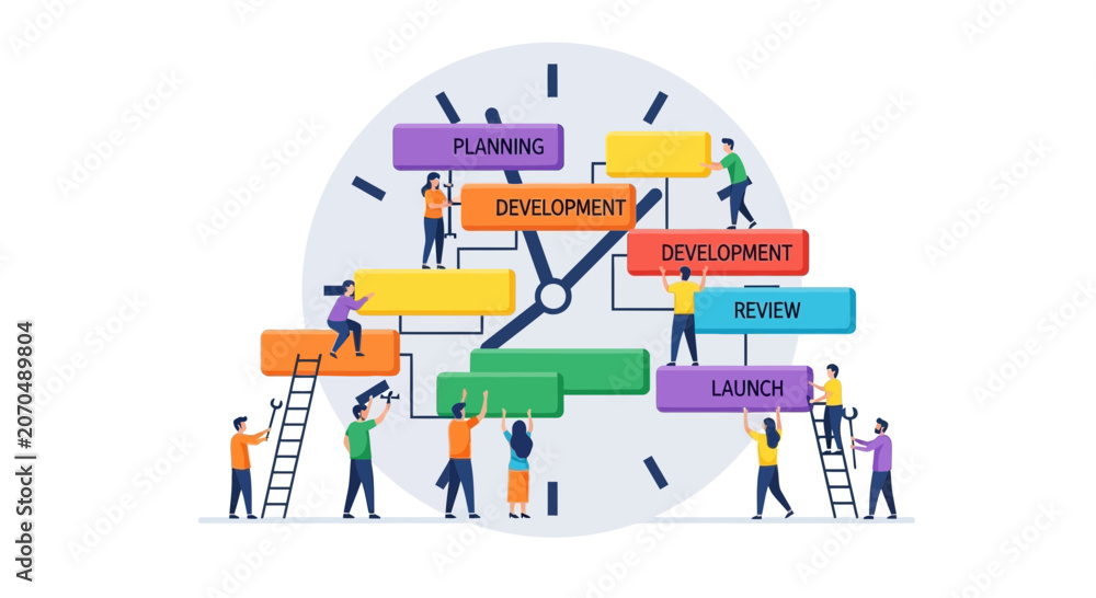 © Tegar - Teamwork in Project Development Lifecycle with Planning to Launch Stages