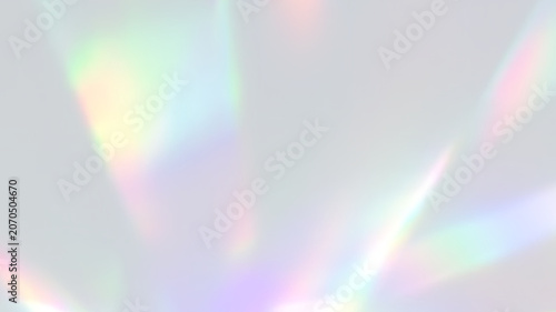 Obraz na płótnie Colorful spectrum prism effect with rainbow crystal light dispersion and luminous optical highlights