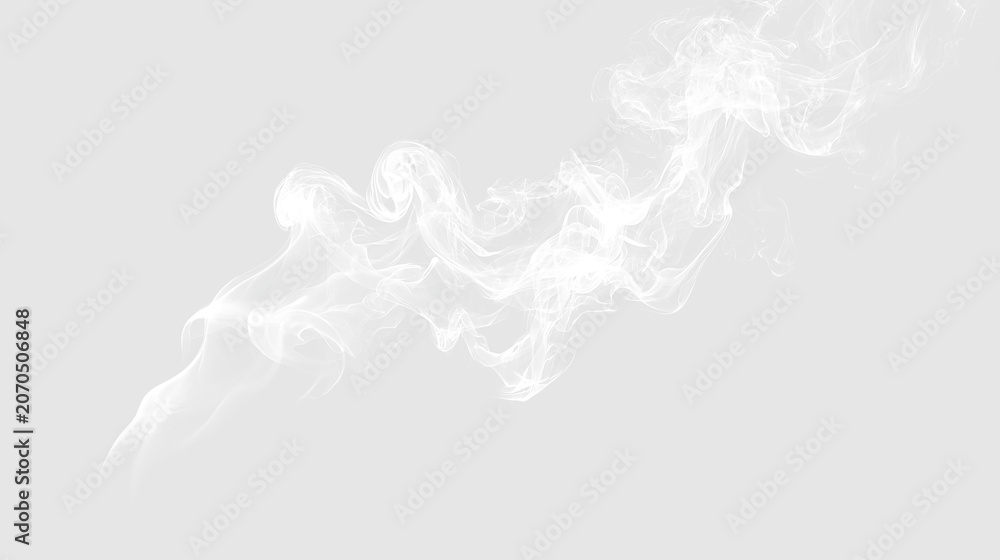 Naklejka premium Culinary Steam Overlay For Food Photography Design