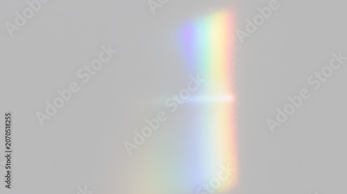 Radiant prism design featuring crystal highlights, rainbow spectrum, transparent backdrop, optical effects, colorful bokeh and glamorous decoration